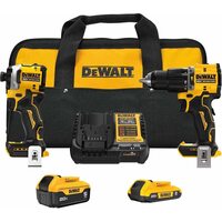 Набор инструментов аккумуляторных DEWALT DCK200D1P1 ATOMIC 20V MAX Combo Kit