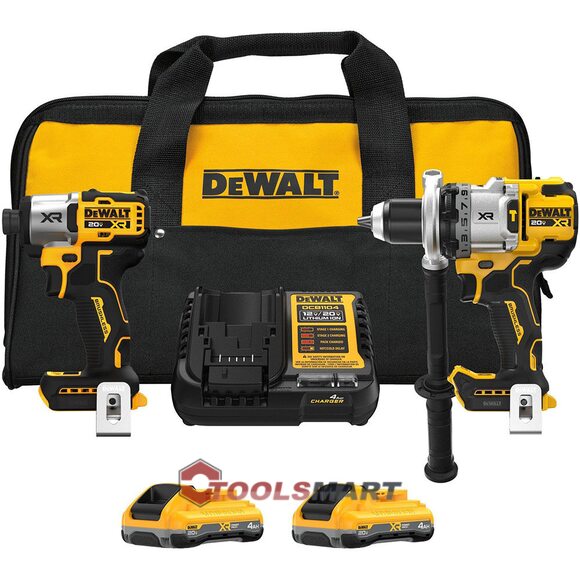 Набор бесщеточных шуруповертов DEWALT DCK2101QQ2 4Ah POWERPACK 20V MAX Combo Kit