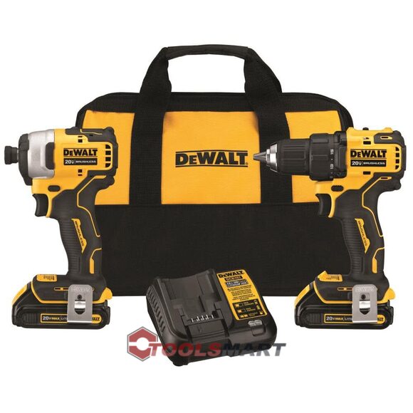 Набір безщіткових шуруповертів DEWALT DCK278C2 1.5 Ah 20V MAX Brushless Atomic