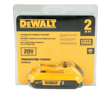 Акумулятор (батарея) DEWALT DCB203 (DCB183) 2.0 Ач 20V MAX XR