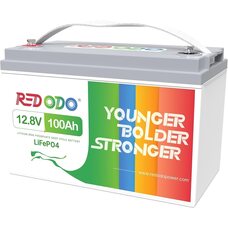Літій-залізо-фосфатний акумулятор Redodo 12V 100Ah LiFePO4 Group 31 1280Wh 100A BMS
