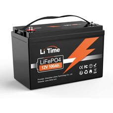 Акумулятор LiTime 12V 100Ah LiFePO4 Group 31 Lithium 1280Wh 100A BMS
