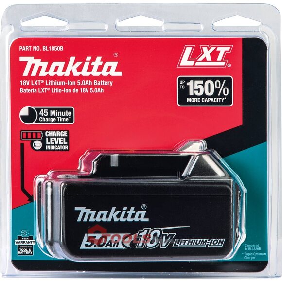 Акумуляторна батарея Makita BL1850B 5.0 Ач Li-Ion 18V LXT