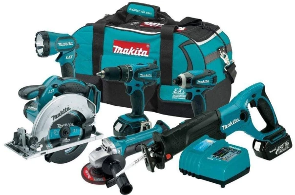 Набір акумуляторних інструментів Makita LXT601