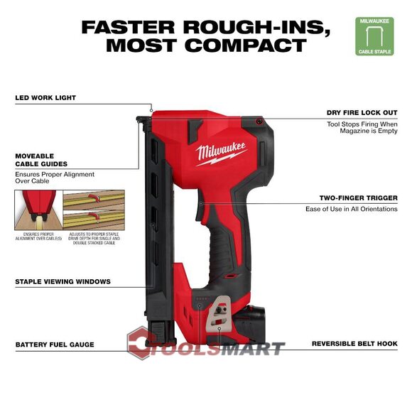Акумуляторний степлер Milwaukee 2448-21 M12