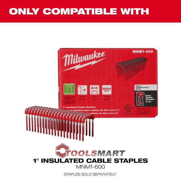 Акумуляторний степлер Milwaukee 2448-21 M12