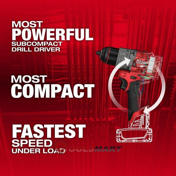 Акумуляторний дриль-шуруповерт Milwaukee 3403-20 (FDD2-0) M12 FUEL