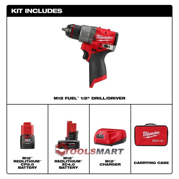 Акумуляторний дриль-шуруповерт Milwaukee 3403-22 M12 FUEL