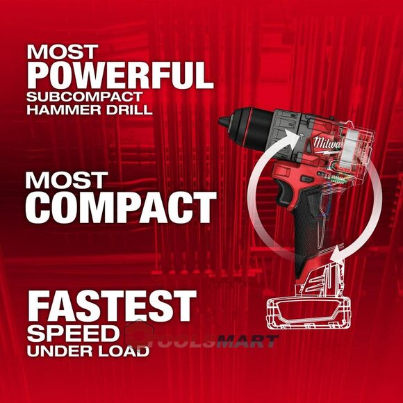 Акумуляторна ударна дриль-шуруповерт Milwaukee 3404-20 (FPD2-0) M12 FUEL