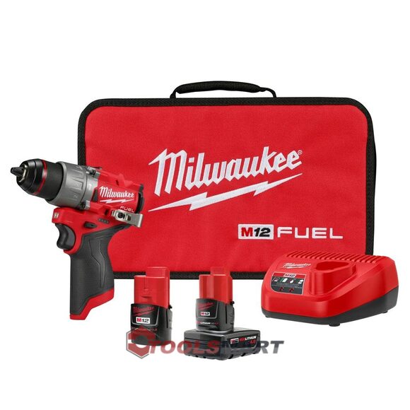 Акумуляторний ударний дриль-шуруповерт Milwaukee 3404-22 M12 FUEL