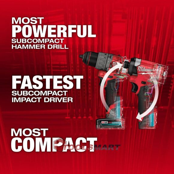 Набір безщіткових шуруповертів Milwaukee 3497-22 M12 FUEL