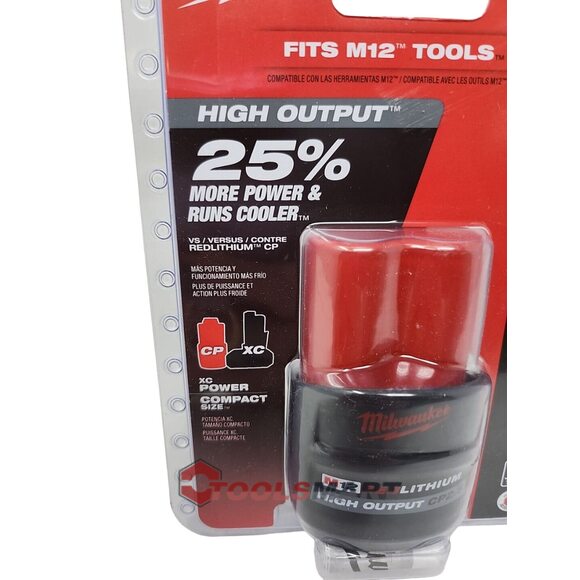 Акумуляторна батарея Milwaukee M12 HB2.5 (48-11-2425) HIGH OUTPUT 2.5 Ah