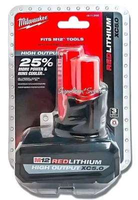 Акумулятор (батарея) Milwaukee M12 HB5 5.0 Ah (48-11-2450) REDLITHIUM HIGH OUTPUT