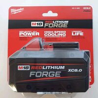 Аккумулятор (батарея) Milwaukee M18 FB8 48-11-1881 XC8.0 REDLITHIUM FORGE