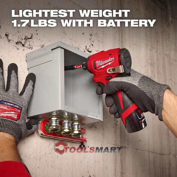 Акумуляторний ударний гвинтоверт Milwaukee 3450-22 M12 (BLIDRC-202C) Subcompact Brushless
