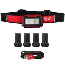Налобний магнітний ліхтарик Milwaukee 2012R (IR HL450) USB 3.0