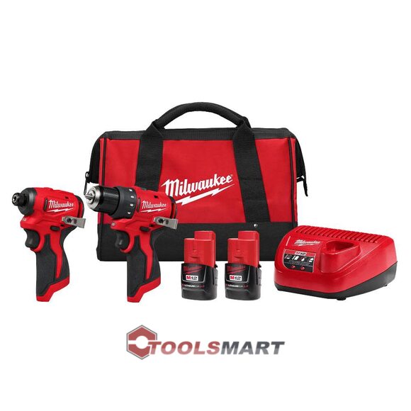 Набір безщіткових шуруповертів Milwaukee 3494-22 M12 Subcompact Brushless