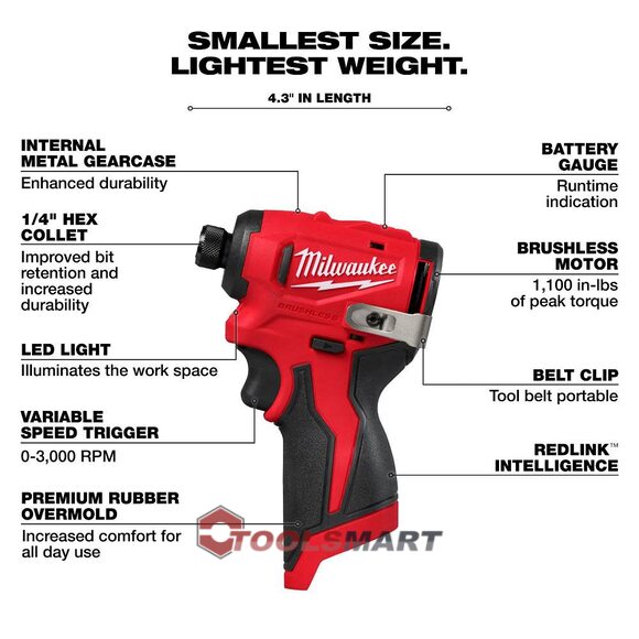 Набір безщіткових шуруповертів Milwaukee 3494-22 M12 Subcompact Brushless