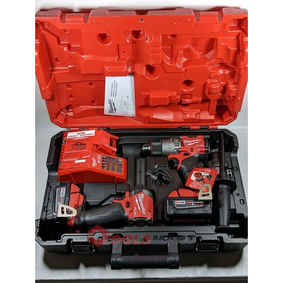 Набір безщіткових шуруповертів Milwaukee 3697-22 (FPP2A3-502X) M18 FUEL