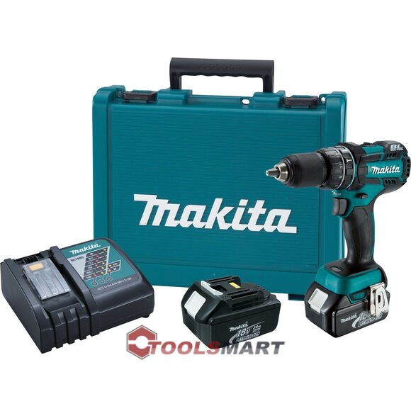 Акумуляторний ударний дриль-шуруповерт Makita DHP480RFE (XPH06) 18V LXT