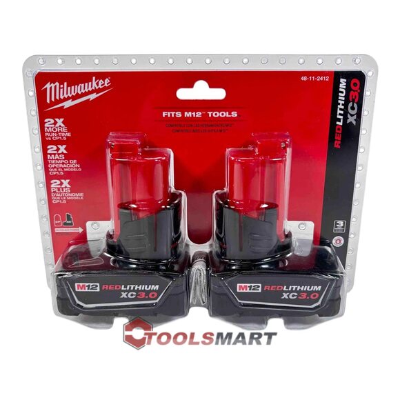 Акумуляторна батарея Milwaukee M12 3.0 Ah 48-11-2402 REDLITHIUM