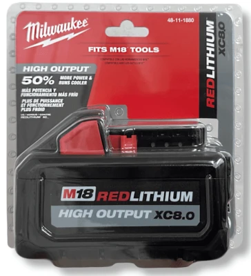 Аккумулятор (батарея) Milwaukee M18 HB8  8.0 Ah (48-11-1880) REDLITHIUM HIGH OUTPUT