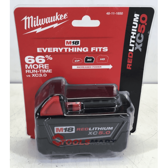 Акумулятор Milwaukee M18 B5 5.0 Ah (48-11-1850) REDLITHIUM™