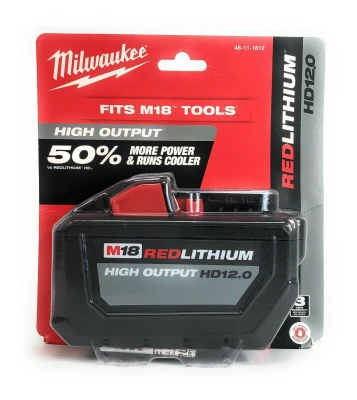 Акумулятор (батарея) Milwaukee M18 HB12 12.0 Ah (48-11-1812) REDLITHIUM HIGH OUTPUT