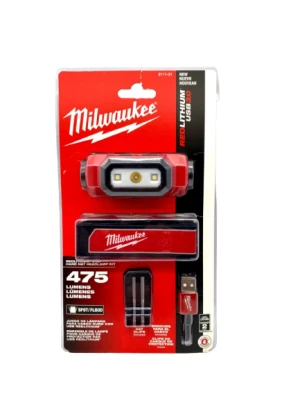 Налобный фонарь (фонарик) аккумуляторный Milwaukee 2111-21 (L4 HL-201) USB 3.0