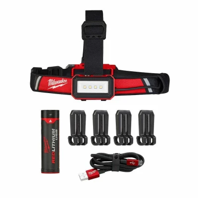 Налобный фонарь (фонарик) аккумуляторный Milwaukee 2115-21 (L4 HLRP-301) USB 3.0