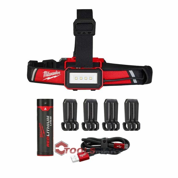Налобний світлодіодний ліхтар Milwaukee 2115-21 (L4 HLRP-301) USB