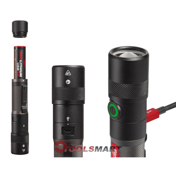 Компактний світлодіодний фонар Milwaukee 2161-21 (L4 TMLED-301) USB