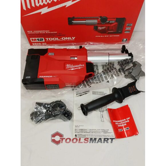 Система пиловидалення для перфораторів Milwaukee M12 2509-20 HAMMERVAC™