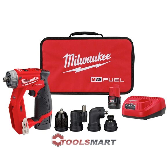 Безщітковий акумуляторний шупуповерт зі змінними насадками Milwaukee 2505-22 M12 FUEL™
