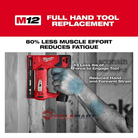Акумуляторний степлер Milwaukee M12 BST-0 (2447-20)