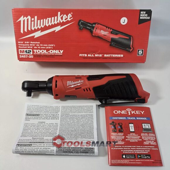 Акумуляторний кутовий гайковерт - тріскачка 3/8 Milwaukee M12 IR-0 (2457-20)