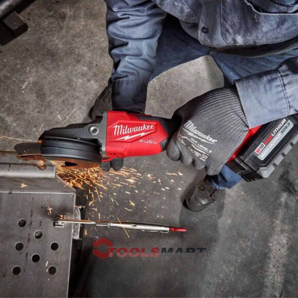 Акумуляторна безщіткова кутова шліфувальна машина Milwaukee 2887-20 (FSAGF125XB-0X) M18 FUEL 125мм