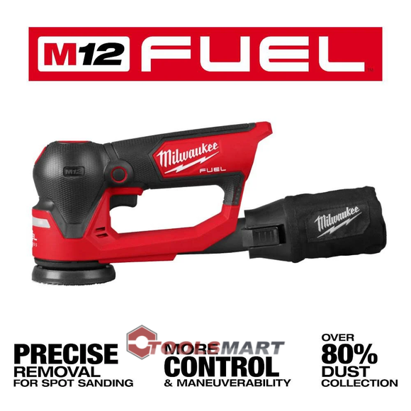 Акумуляторна ексцентрикова шліфмашина Milwaukee 2535-20 (FSDR75-0B) M12 FUEL