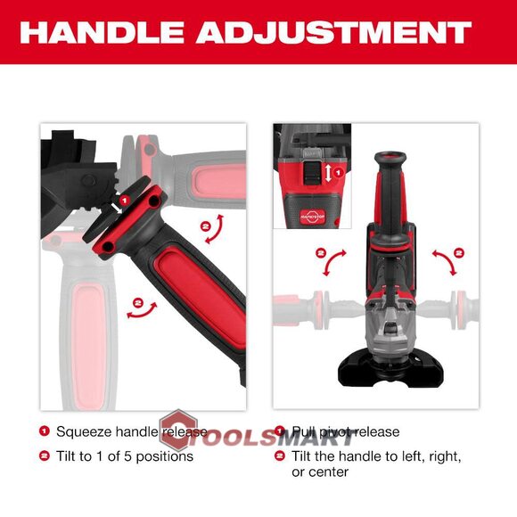 Акумуляторна безщіткова шліфувальна машина Milwaukee 2986-20 (FSAGSVO125X-0X) M18 FUEL ONE-KEY