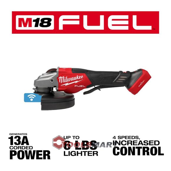Акумуляторна безщіткова кутова шліфувальна машина 180 мм Milwaukee 3674-20 M18 FUEL