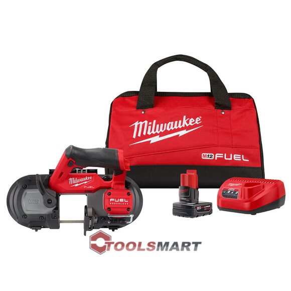Акумуляторна безщіткова стрічкова пила Milwaukee M12 2529-21XC FUEL ™