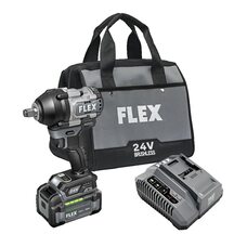 Акумуляторний  безщітковий гайковерт 1/2 FLEX FX1451-1C