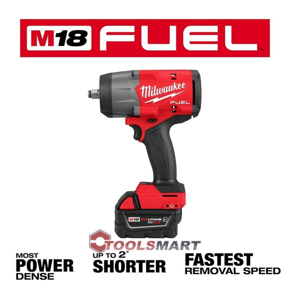 Акумуляторний ударний гайковерт 1/2 Milwaukee 2967-22 (FHIW2F12-502X) M18 FUEL