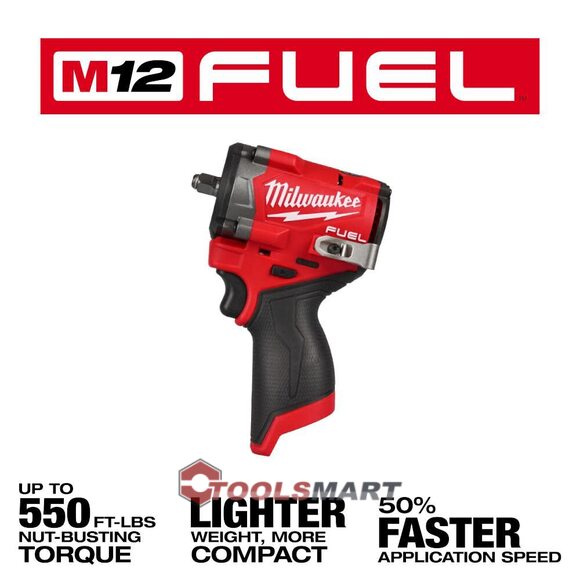 Акумуляторний ударний гайковерт 3/8 Milwaukee 2562-20 (FCIWF38G3-0) M12 FUEL