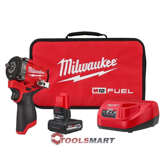 Акумуляторний ударний гайковерт 3/8 Milwaukee 2562-21 M12 FUEL