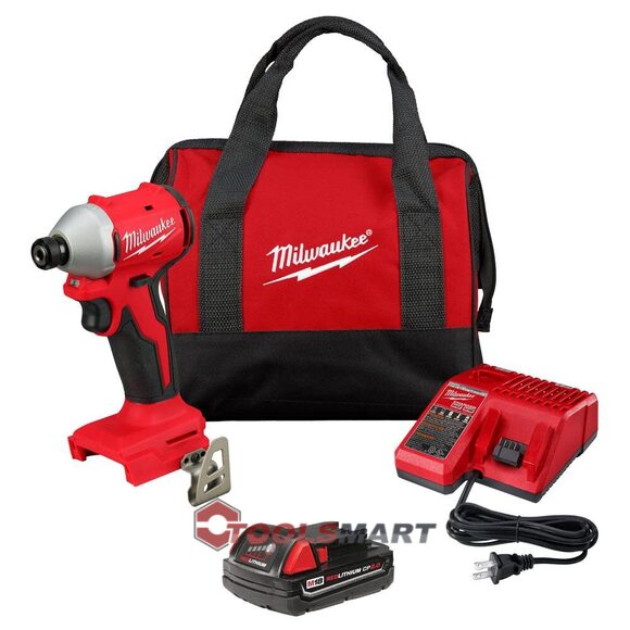 Акумуляторний ударний гвинтоверт MILWAUKEE 3650-21P M18 безщітковий