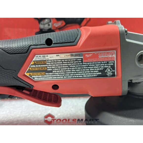 Болгарка з регулюванням обертів 125мм Milwaukee 2888-20 (FSAGV125XPDB-0X) M18 FUEL