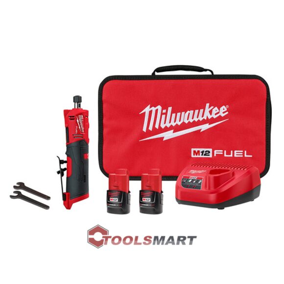 Акумуляторна пряма шліфмашина Milwaukee 2486-22 M12 FUEL
