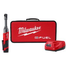 Акумуляторна тріскачка (кутовий гайковерт) 1/4" Milwaukee 2559-21 M12 FUEL
