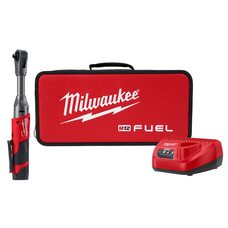 Акумуляторна тріскачка (кутовий гайковерт) 3/8" Milwaukee 2560-21 M12 FUEL